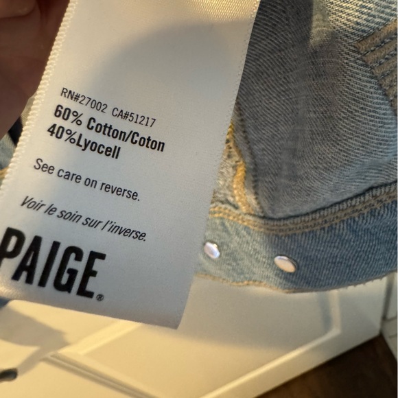 PAIGE Rowan Jacket Riverly Wash Paneled | M - Picture 6 of 8